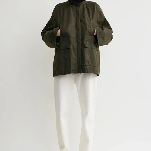 Toteme Country jacket in forest size32 XXS - Picture 5 of 10